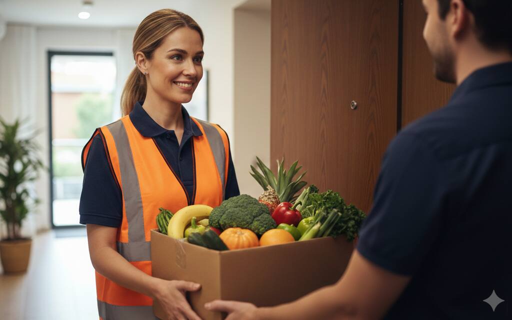 entrega en casa de la compra de Dia